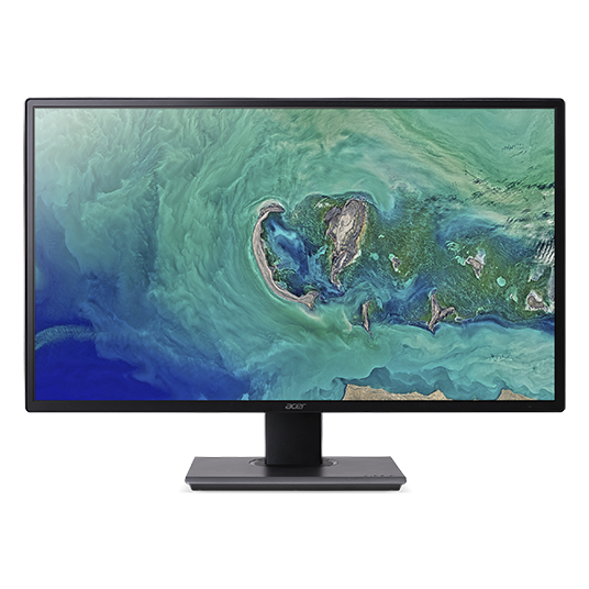 XF270HU monitor with mountain view as screen